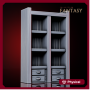 Wooden Bookshelf Empty - Only-Games