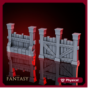 Prison Fence Walls 1 - Only-Games