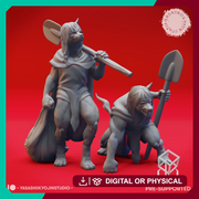 Mongrelfolk - Otto- Tabletop Miniature (Pre-Supported) - Only-Games