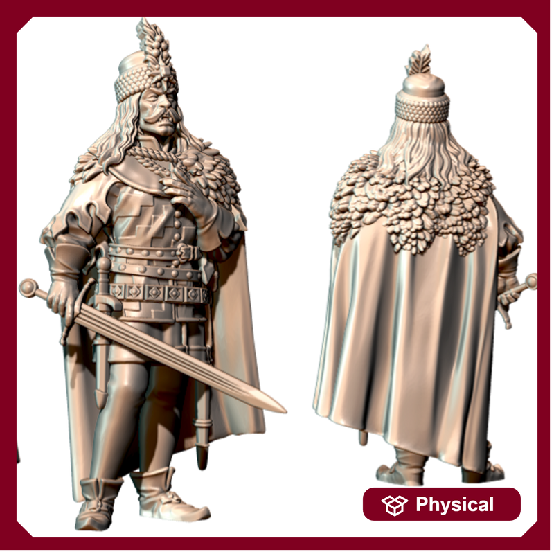 "Vlad Tepes on foot" - 28mm