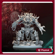 Sci-Fi  Chaos Daemon Prince Mech Miniature | 50mm, 65mm, 80mm, 130mm BASE SIZES | Resin Unpainted | - Only-Games
