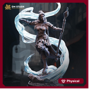 Female High Elven Sorcerer, Wizard, Warlock Miniature | 5 Sizes /Scales | Dungeons and Dragons - Only-Games