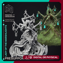Lady of the Marsh Lights - Boss Monster - PRESUPPORTED - 32mm model