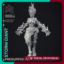 Female Storm Giant - 2 Versions - PRESUPPORTED - 32 mm scale