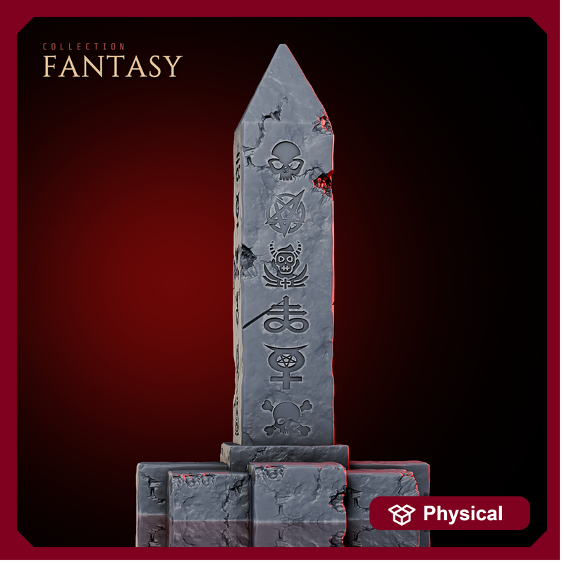 Hell Living Stone Obelisk - Only-Games