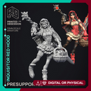Red hood - Iron Inquisitor- 4 Models - PRESUPPORTED - 32mm Scale