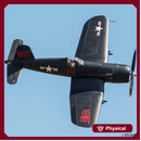 3D Printed F4U Corsair Miniatures (Set of 10) | WWII 1/285 Scale Aircraft for Axis & Allies & Global War 1936