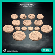 Desert Sands Scenic Base Set - x15 Unique Bases - Only-Games