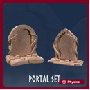 Portal Set (2 Models) - Portal - Portals - Gateway - Portal Entrance - Entrance - Warp - Vortex - Teleport - Arcane - Gate - Gates - Portal