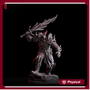 Undead Death Knight, Tormentor | 28mm, 32mm, 54mm,75mm,100mm Scale Resin Miniature | Flesh Of Gods | Dungeons and Dragons 5e | Pathfinder - Only-Games