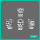 Space Knights Cyborg Heads