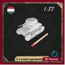 1/87 V-3 armed experimental tank