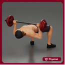 Muscular Man Demonstrates Perfect Bench Press Form in hat and shorts