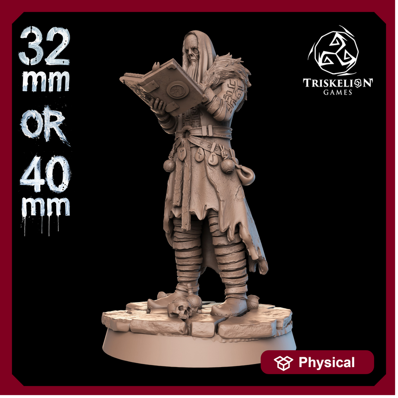 Necrourge Initiate - 40mm / 32mm Scale