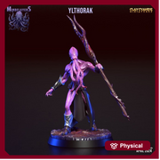 Mind Flayer, Illithid Unpainted Resin Miniature NPC | 28mm, 32mm,54mm,75mm, 100mm Scales | Dungeons and Dragons | Pathfinder | Clay Cyanide - Only-Games