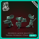 MoiMois Pack 1 - Mousefolk Workers - STL only