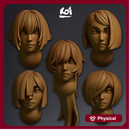 Tsukoyomi's Priestess - Miniature heads