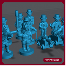 6mm Royal Navy Gun Crew (Supportless)