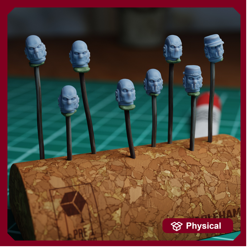 Bits Pack - Space Corps Black Ops Heads 1