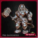 Malyan The Proud [32mm Scale] Female Dwarf Paladin