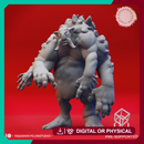 Dire Troll - Book of Beasts - Tabletop Miniature (Pre-Supported)