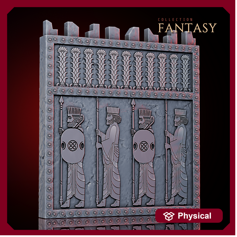 Oriental Palace Wall 1 - Only-Games