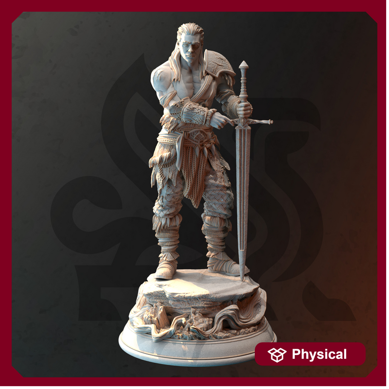 Human Wild Barbarian Fighter - Lucian Grey