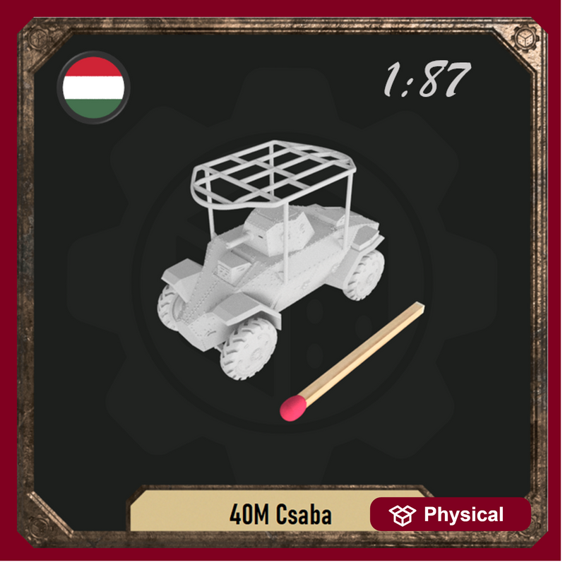 1/87 40M Csaba armoured car - Only-Games