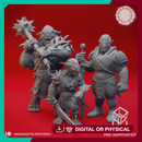 Goblinoid Crew - Tabletop MIniatures (Pre-Supported)