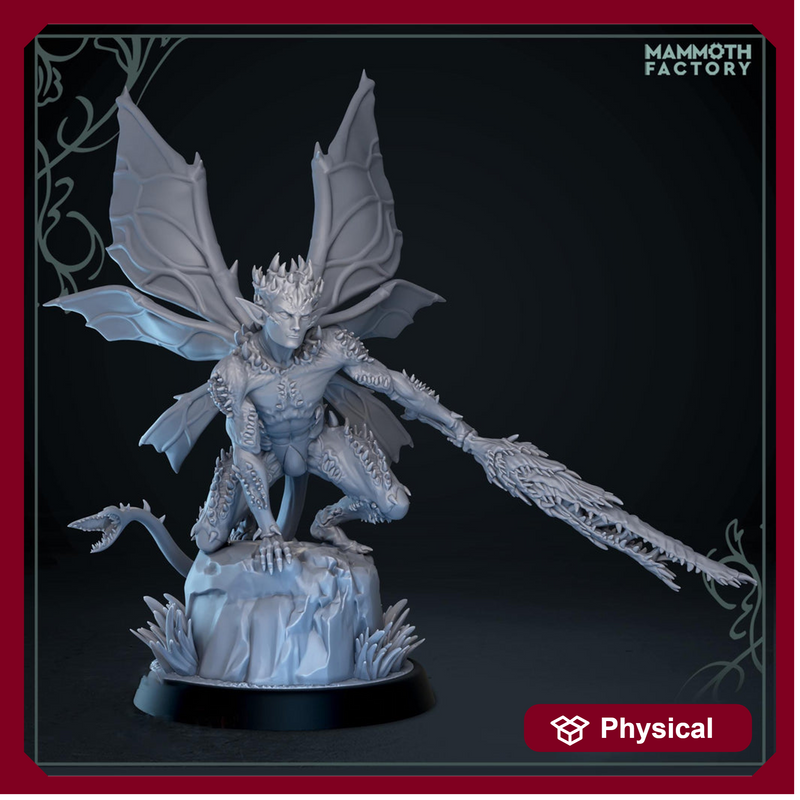 Dark Fairy Miniature | Evil Fey Stalker | Resin RPG Figure - Only-Games