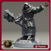 Leonin LionFolk Cleric Paladin | 28mm, 32mm, 54mm, 75mm Scales,100mm Tall | Dungeons and Dragons D&D 5e | Pathfinder| Daybreak Miniatures - Only-Games