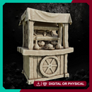 Gnomereach Market Essentials - Fantasy Market Stall Props STL for DnD & Wargaming