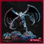 Tanar'ri Vrok Demon - Horned Devil | 80mm tall | 28mm & 32mm, 75mm Scale | Out of the Abyss | Dungeons and Dragons| DnD 5e - Only-Games