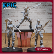 Dark Elf Gladiator Female Set - Only-Games