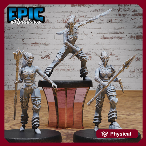 Dark Elf Gladiator Female Set - Only-Games