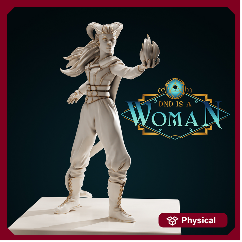 Tiefling Warlock - Zalerie - 28mm / 32mm / 75mm