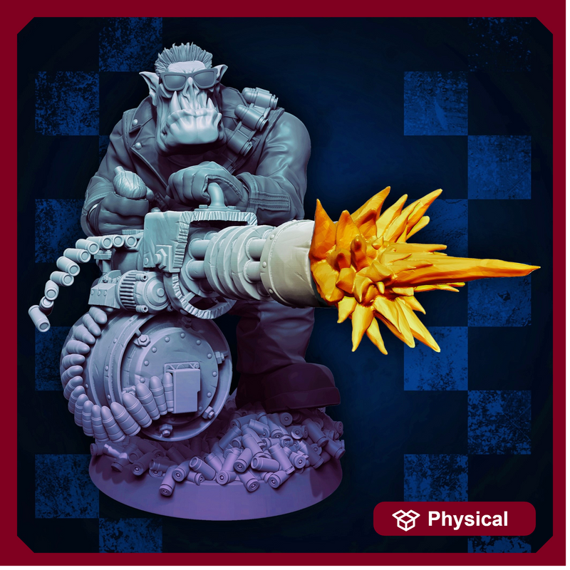 Modular Orc Minigunner Kit (Elite Size)