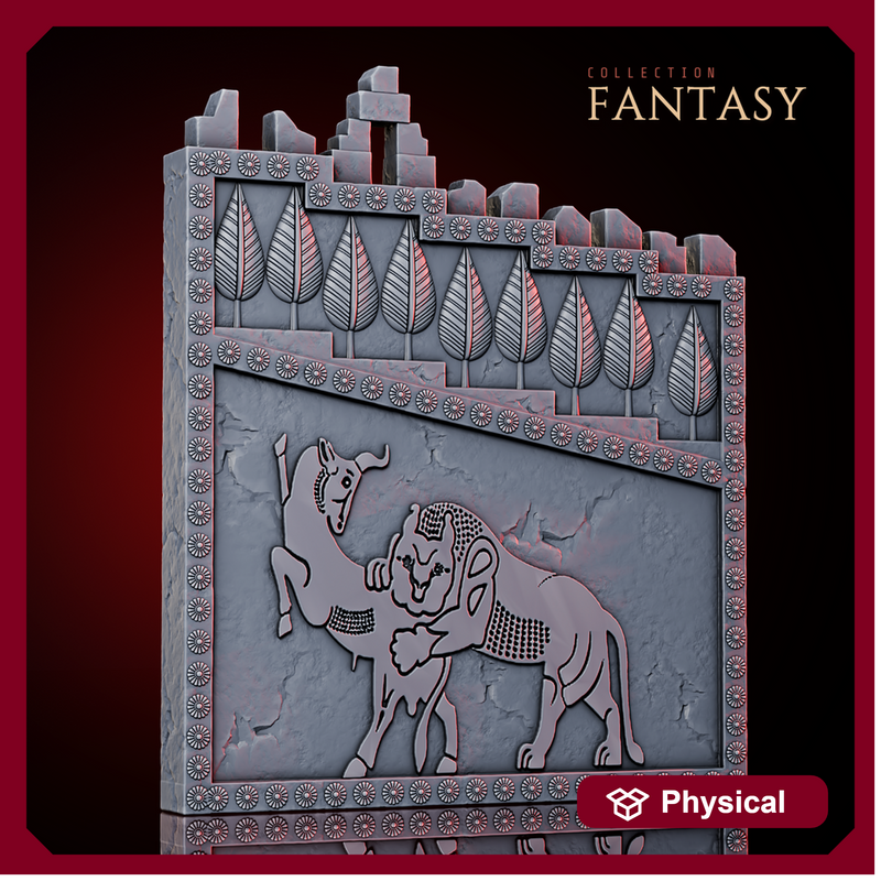 Oriental Palace Wall 2 - Only-Games