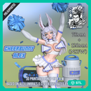 Cheerbunny Alex (NSFW) - 75mm and 120mm Pin-Up - STL only