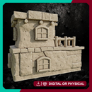 Sandstone Outpost - Desert Border Fort STL for DnD & Wargaming
