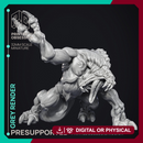 Grey Render - Large Creature - PRESUPPORTED - 32mm Scale
