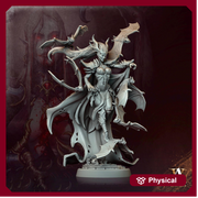 Vampire Bride Miniature | Strahd Consort Pinup, DnD Pathfinder (Unpainted) - Only-Games