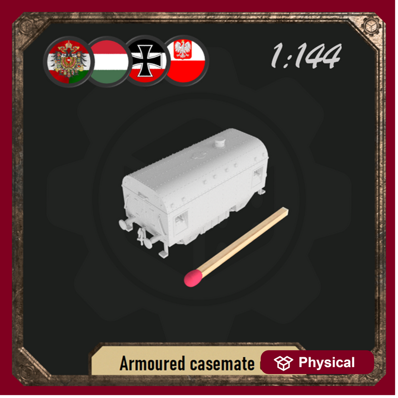 1/144 Armoured casemate car - Only-Games