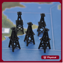 3D Printed Oil Derrick (x12)