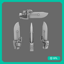 Cyber Samurai Butterfly Style Electro Sword LEFT