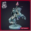 Medwyn The Warlock - Mounted Action Pose