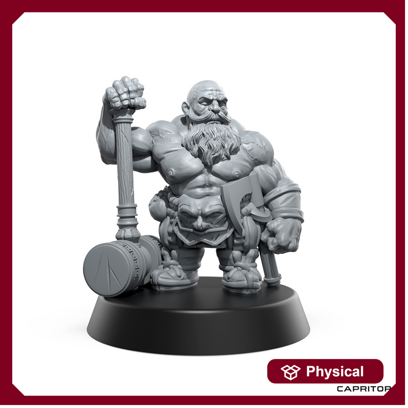 "Dwarf Champion" 28mm Scale - Only-Games