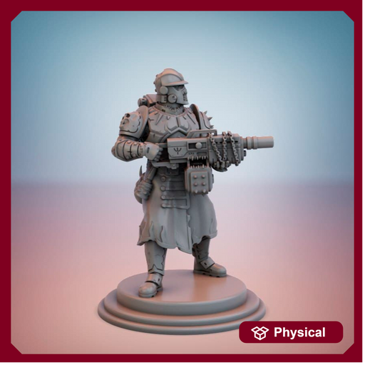 Cult Guard. Heavy Machine gun specialist and ammo bearer. - Only-Games