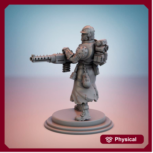 Cult Guard. Automatic Heavy AP Rifle specialist and ammo bearer. - Only-Games