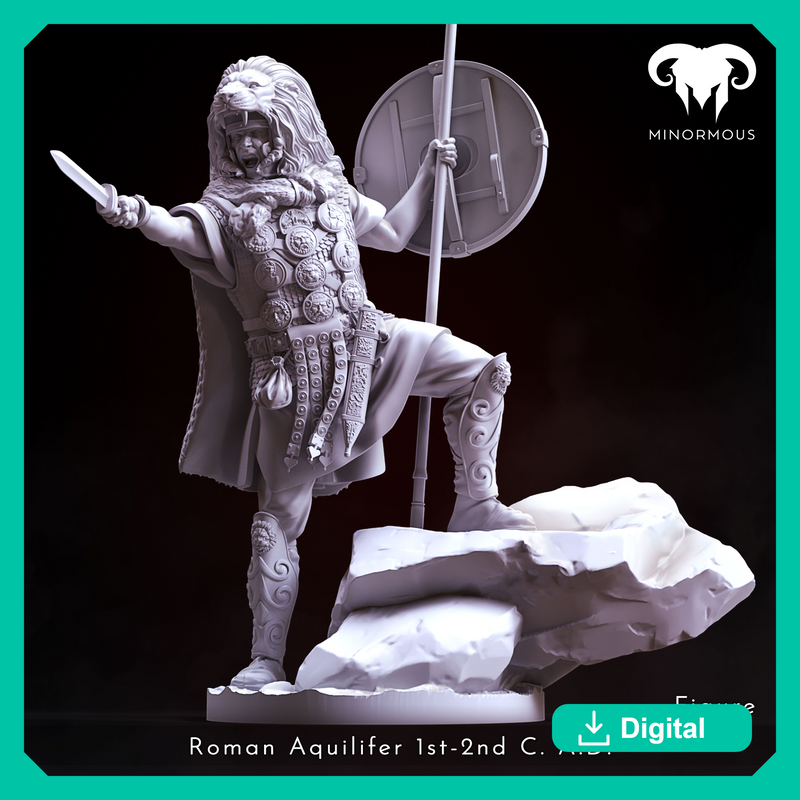 Figure - Roman Aquilifer 1st-2nd C. A.D. The Protector!